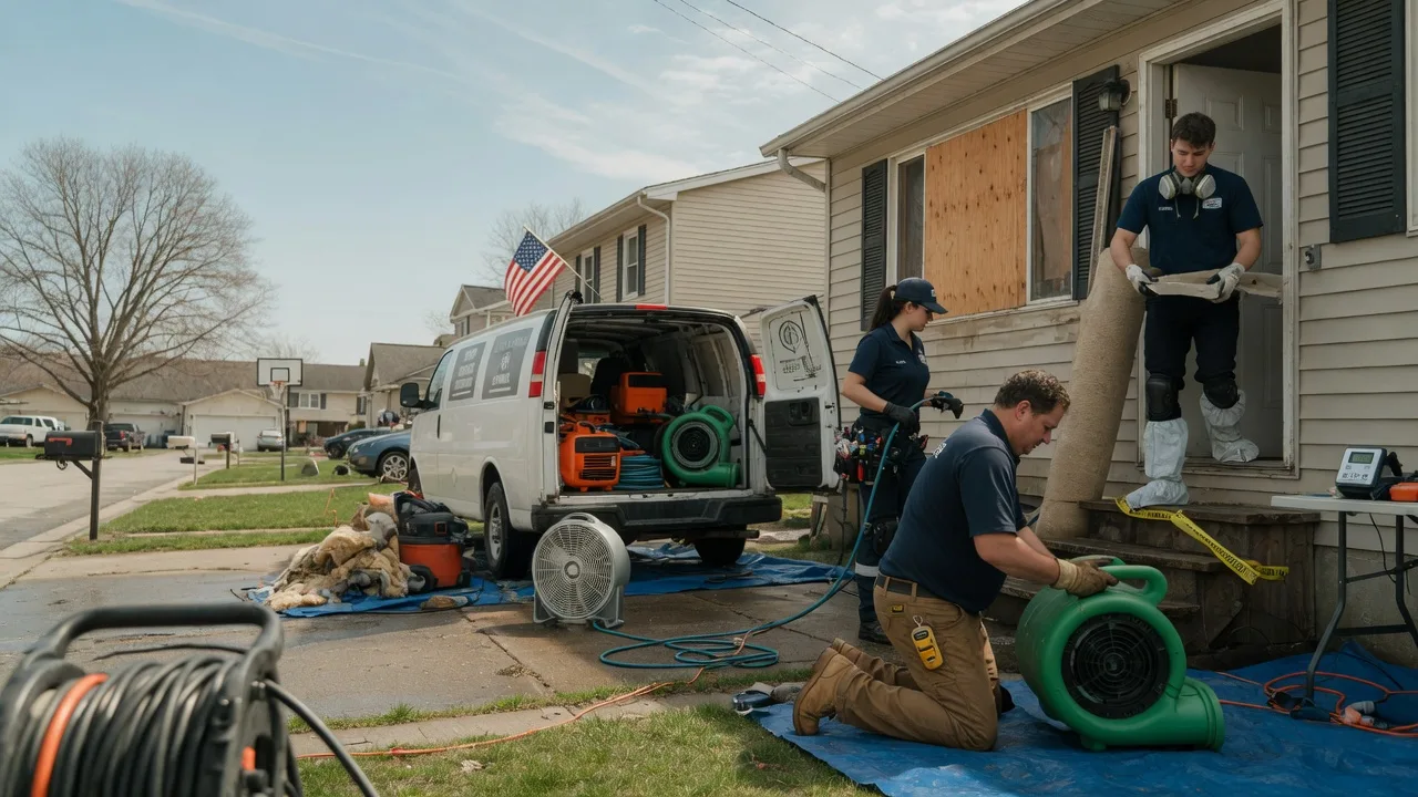Water Damage Restoration in Brooklyn, IN near me